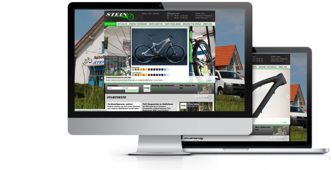 Webdesign für STEIN-BIKES Zweiradgroßhandel Udo Stein & Partner